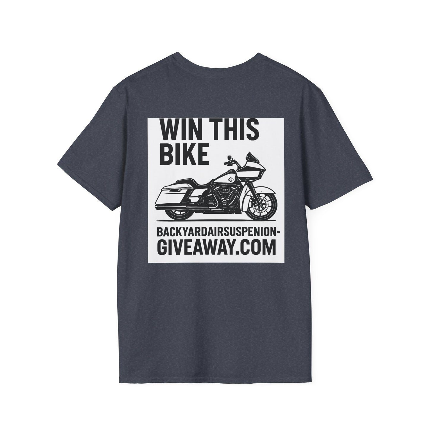Win This Bike T-Shirt Mens 1 Purchase = 1 Entry