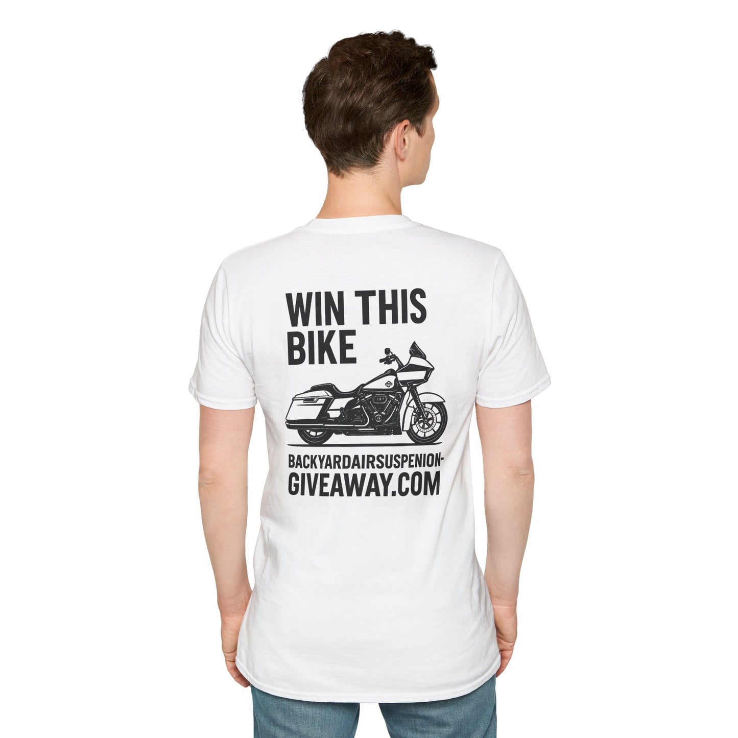 Win This Bike T-Shirt Mens 1 Purchase = 1 Entry