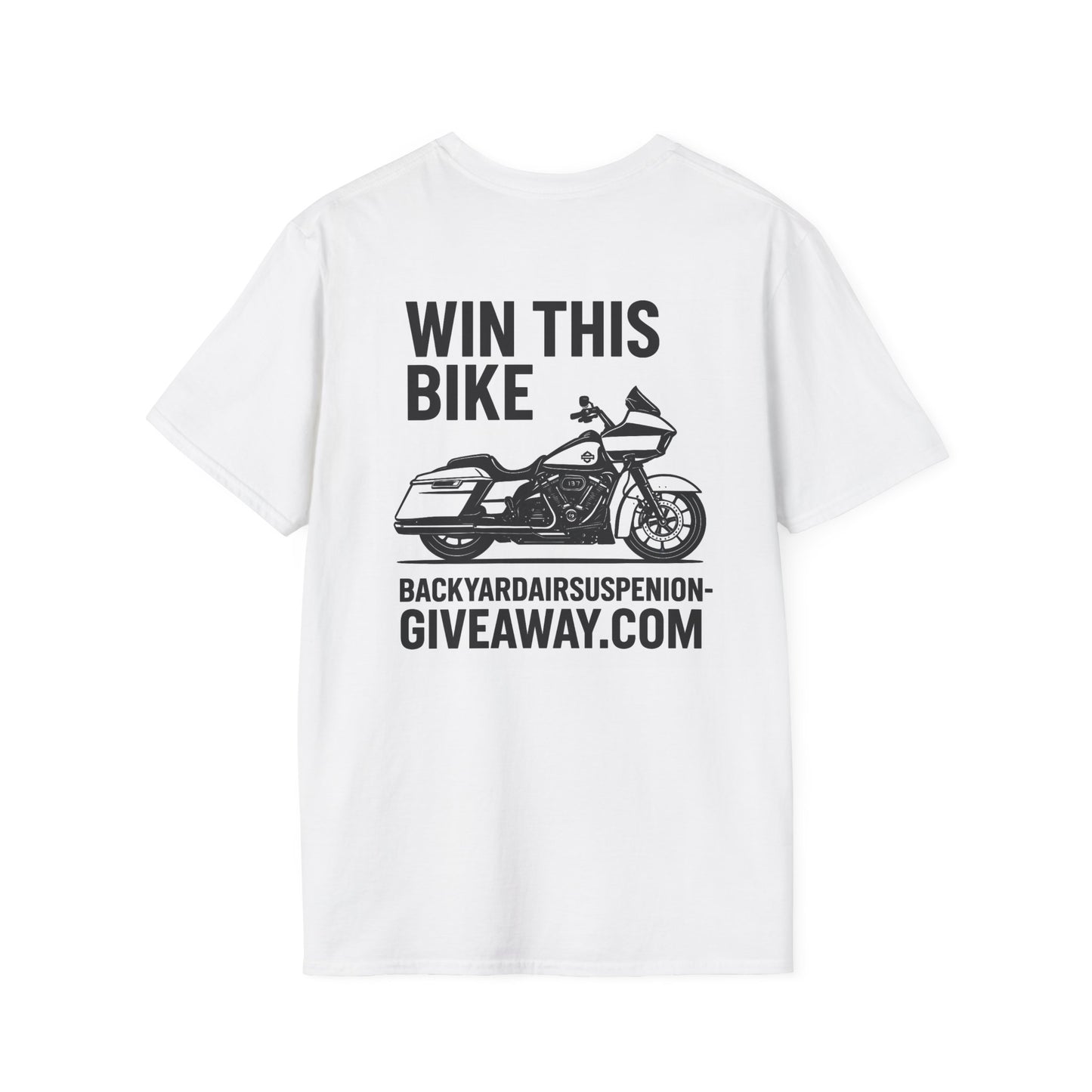 Win This Bike T-Shirt Mens 1 Purchase = 1 Entry
