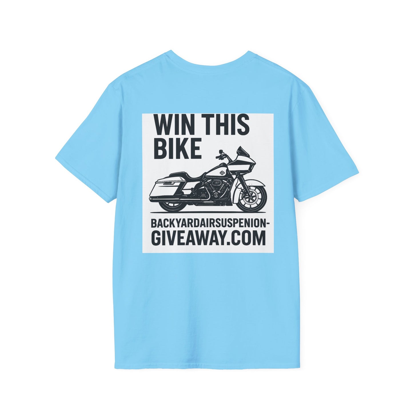 Win This Bike T-Shirt Mens 1 Purchase = 1 Entry