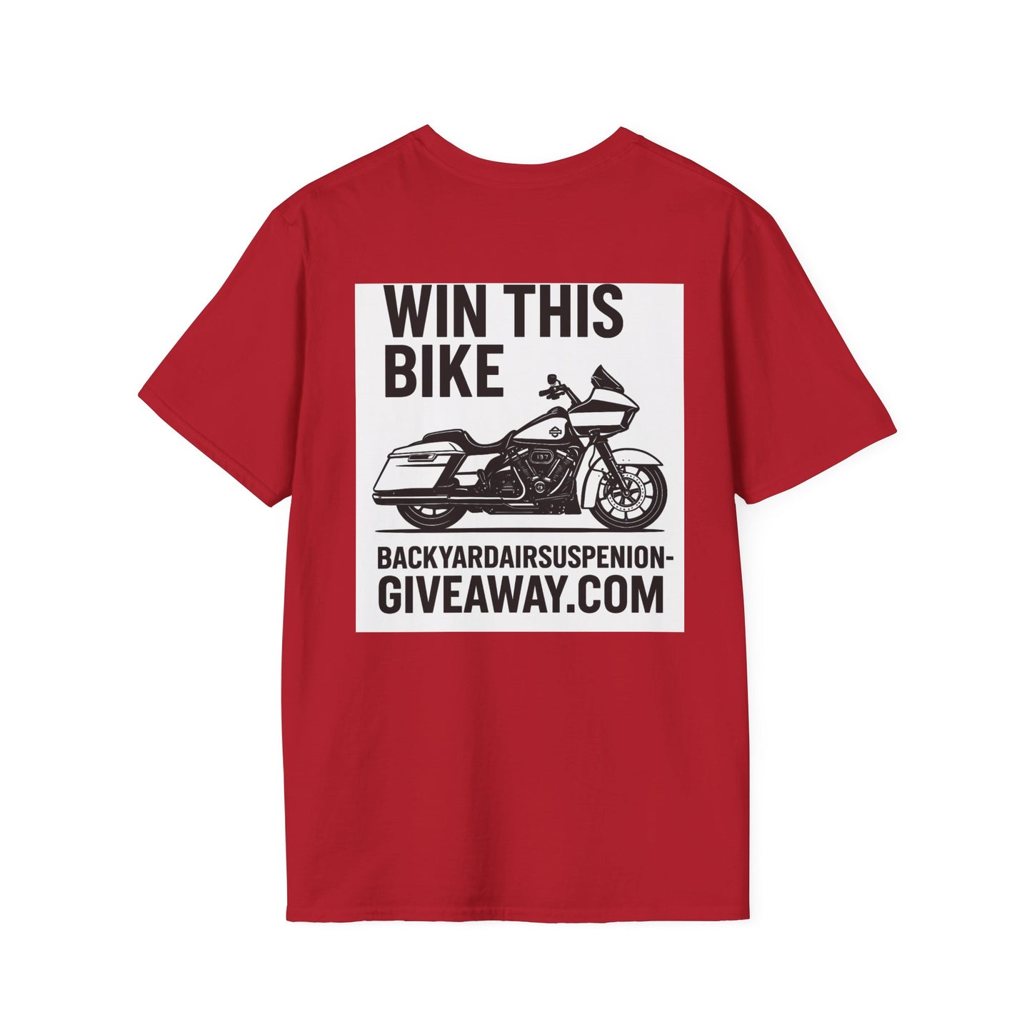 Win This Bike T-Shirt Mens 1 Purchase = 1 Entry