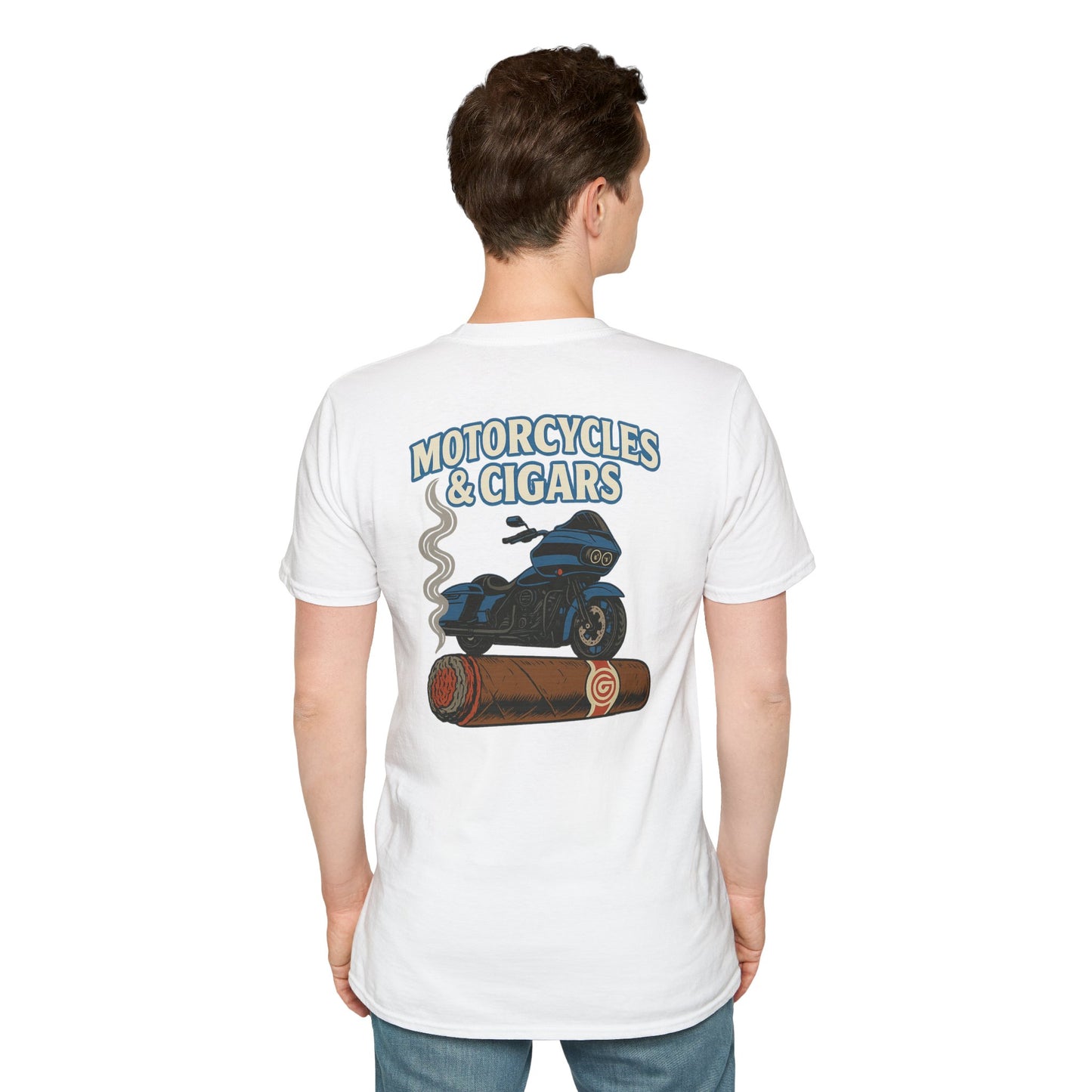 Motorcycles & Cigars T-Shirt Mens 1 Purchase = 1 Entry