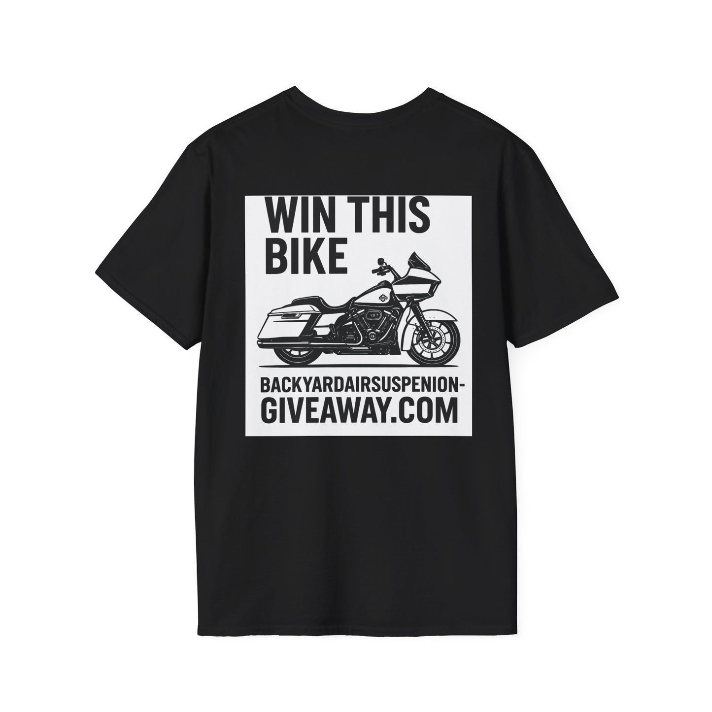 Win This Bike T-Shirt Mens 1 Purchase = 1 Entry