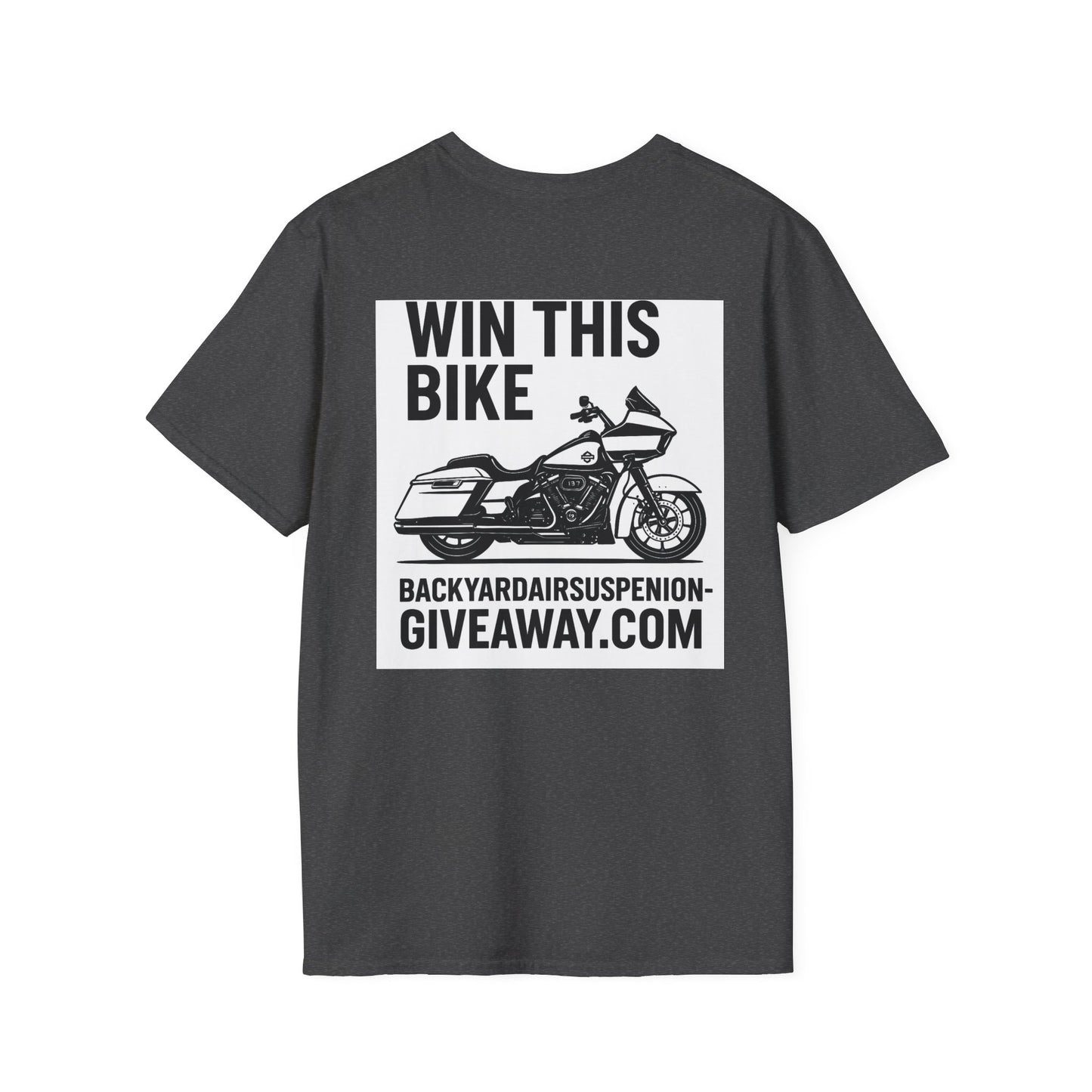 Win This Bike T-Shirt Mens 1 Purchase = 1 Entry