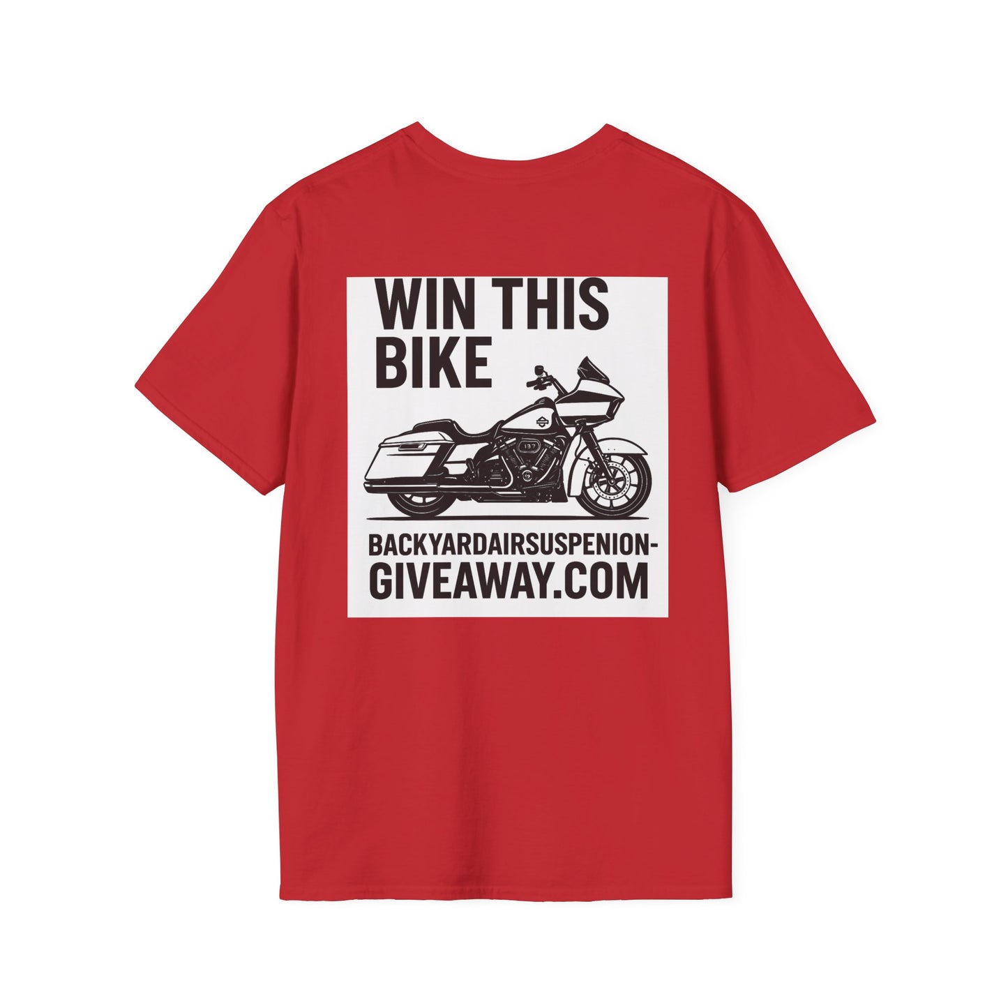 Win This Bike T-Shirt Mens 1 Purchase = 1 Entry