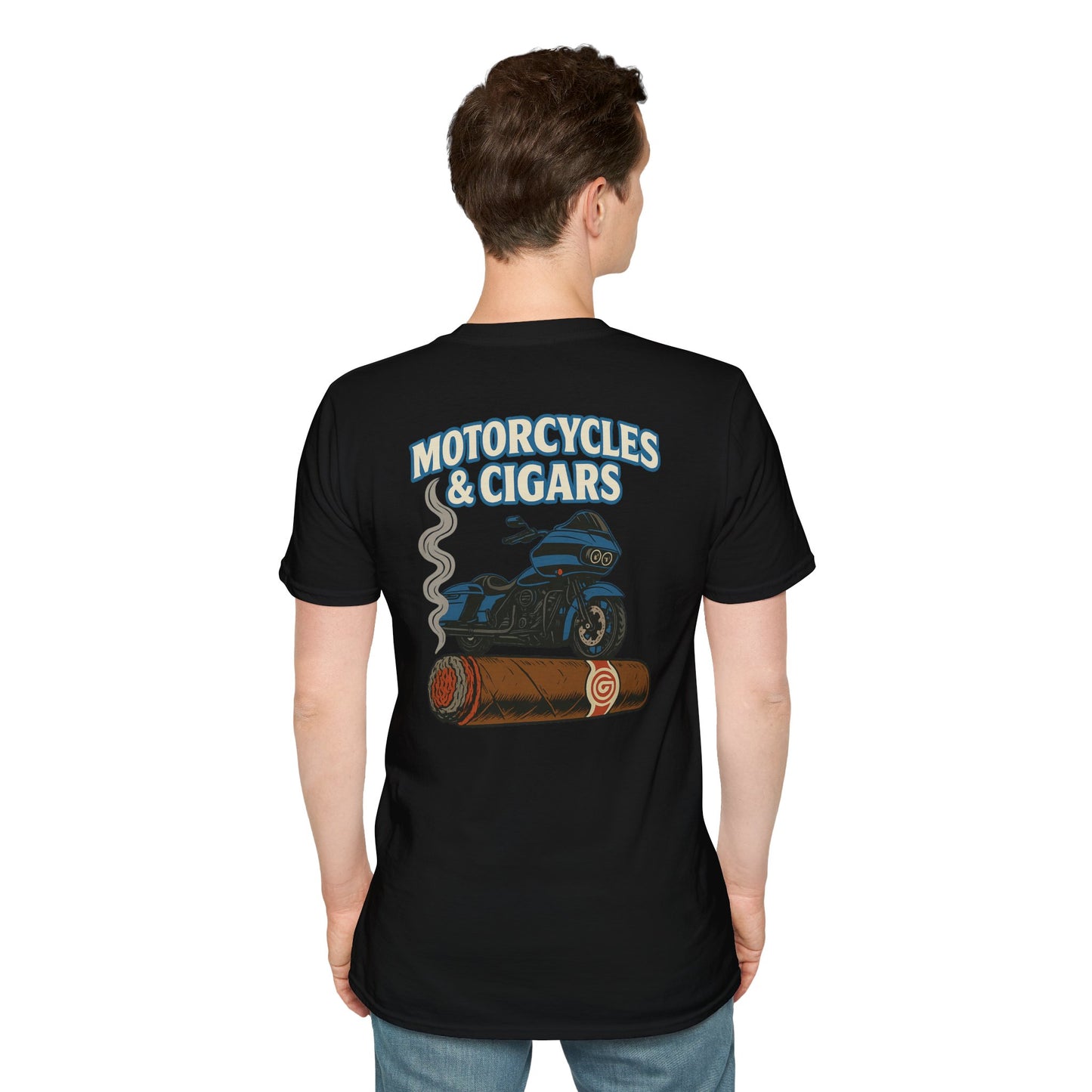 Motorcycles & Cigars T-Shirt Mens 1 Purchase = 1 Entry