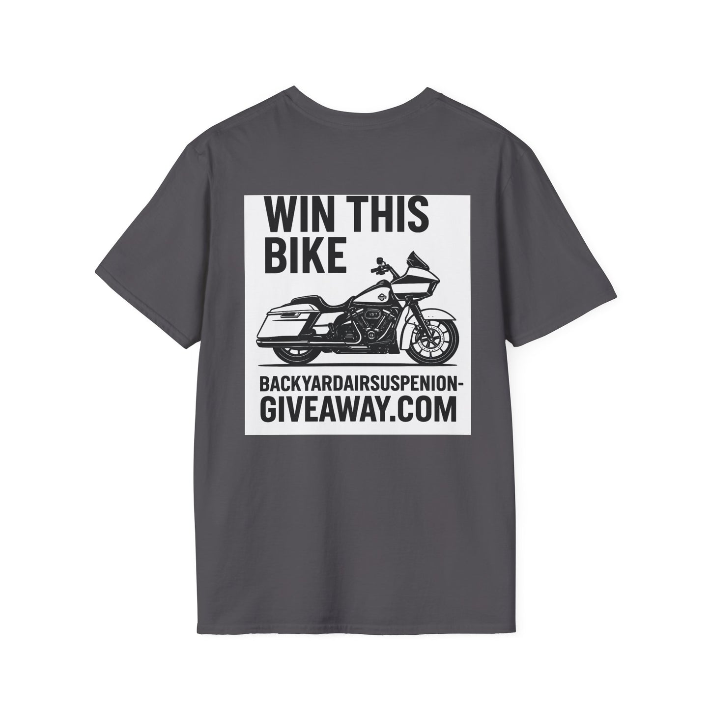 Win This Bike T-Shirt Mens 1 Purchase = 1 Entry