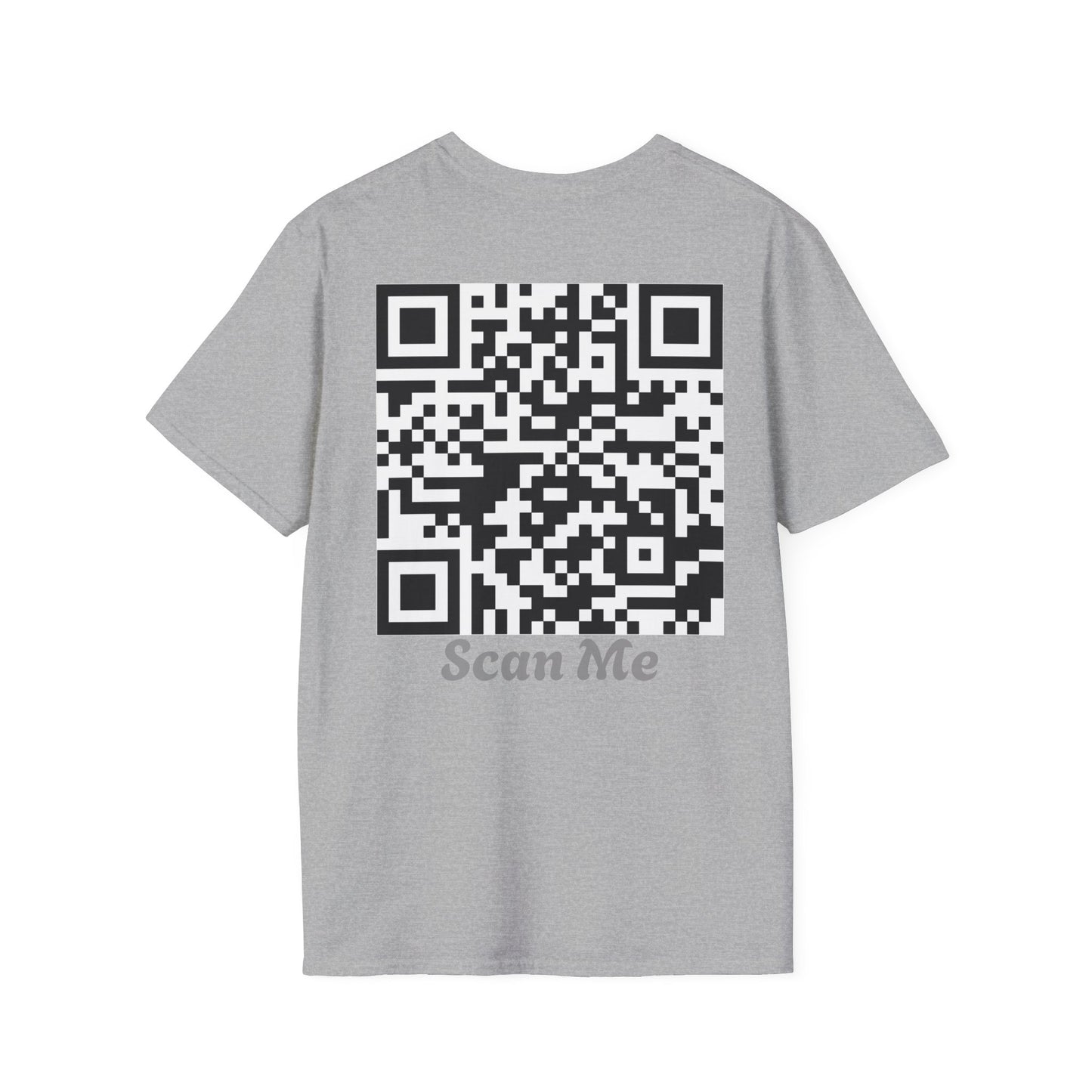 Scan Me QR Code T-Shirt Mens 1 Purchase = 1 Entry