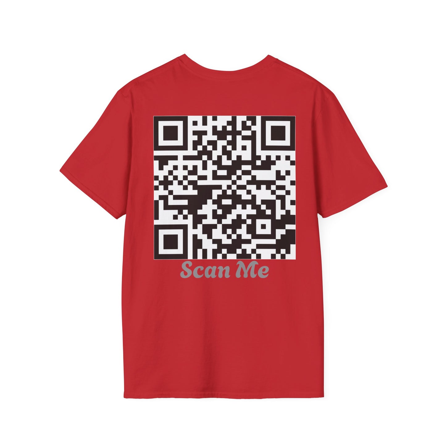 Scan Me QR Code T-Shirt Mens 1 Purchase = 1 Entry