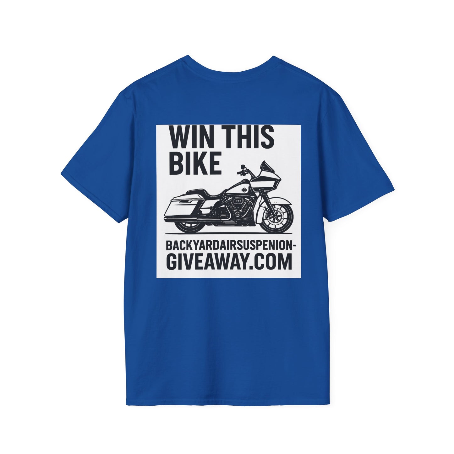 Win This Bike T-Shirt Mens 1 Purchase = 1 Entry