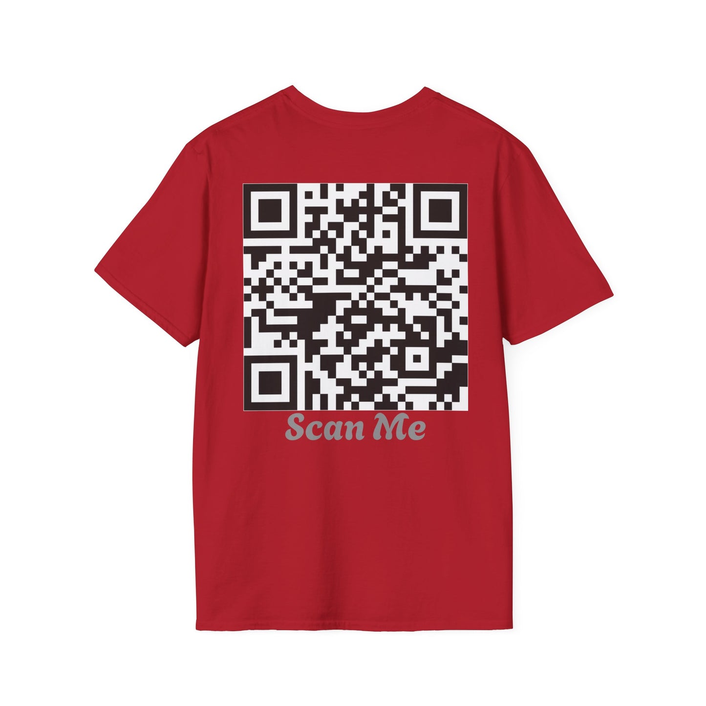Scan Me QR Code T-Shirt Mens 1 Purchase = 1 Entry