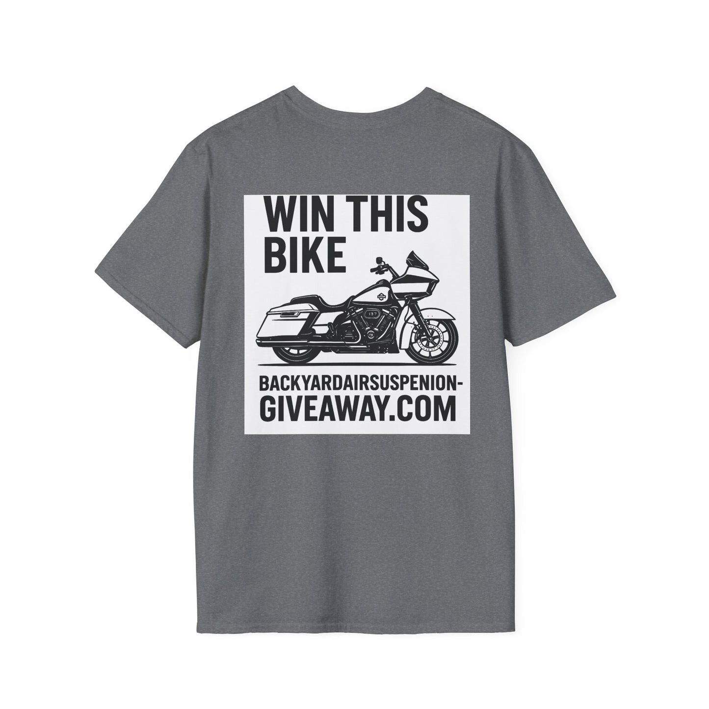 Win This Bike T-Shirt Mens 1 Purchase = 1 Entry
