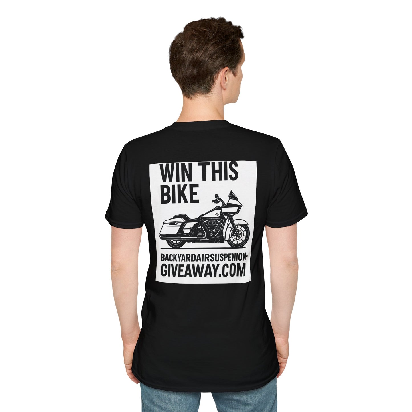 Win This Bike T-Shirt Mens 1 Purchase = 1 Entry