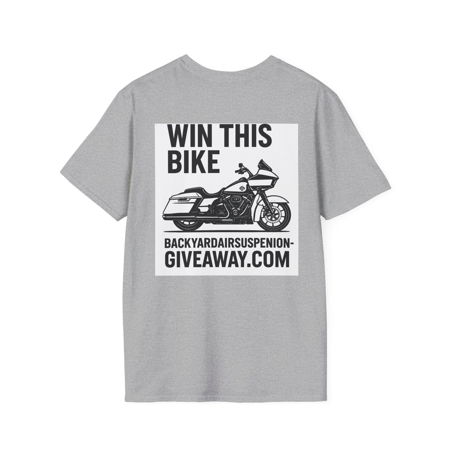 Win This Bike T-Shirt Mens 1 Purchase = 1 Entry
