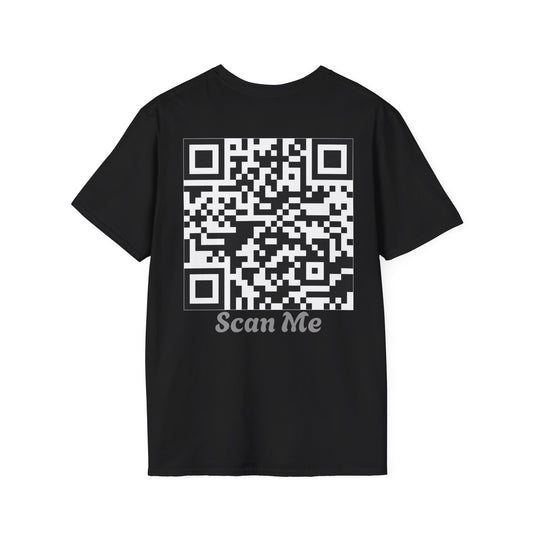 Scan Me QR Code T-Shirt  Mens 1 Purchase = 1 Entry